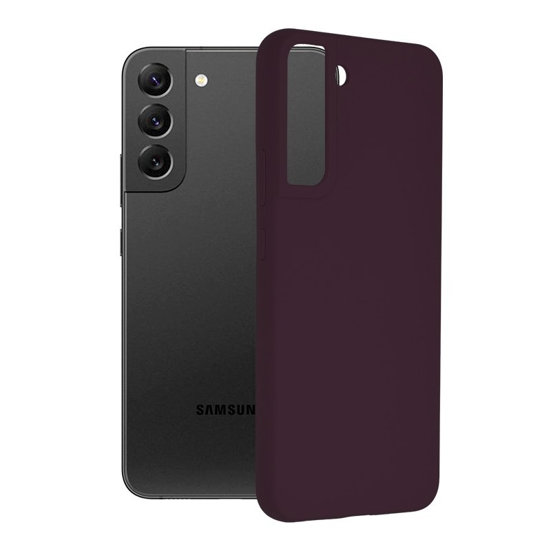 Husa pentru Samsung Galaxy S22 Plus 5G - Techsuit Soft Edge Silicone - Plum Violet