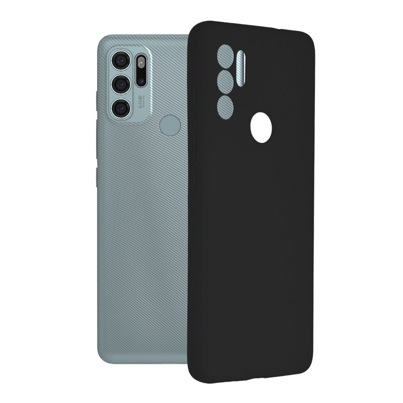 Husa pentru Motorola Moto G60S - Techsuit Soft Edge Silicone - Black