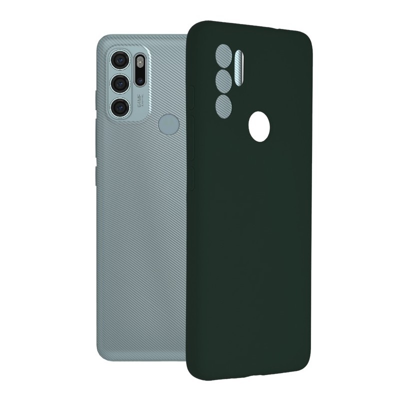 Husa pentru Motorola Moto G60S - Techsuit Soft Edge Silicone - Dark Green