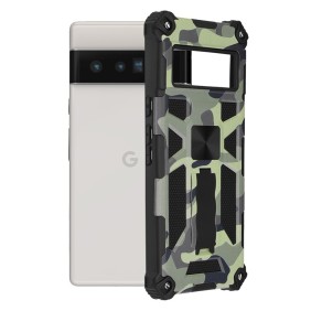 Husa pentru Google Pixel 6 Pro - Techsuit Blazor Series - Camo Lime