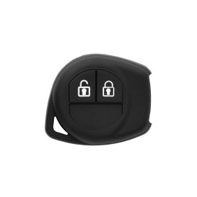 Husa pentru cheie Suzuki Vitara/Opel/Vauxhall Agila/Fiat Sedici/Nissan Pixo - Techsuit Car Key Case (1018.01) - Black