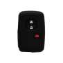 Husa pentru cheie Toyota iQ, Prius, Highlander, Yaris - Techsuit Car Key Case (1015.04) - Black