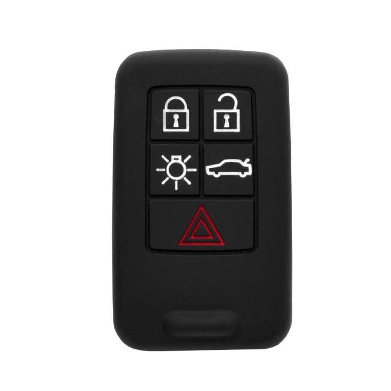 Husa pentru cheie Volvo S60, V60, S80 - Techsuit Car Key Case (1028.01) - Black