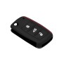 Husa pentru cheie VW Beetle, Eos/Skoda Superb/Seat Ibiza - Techsuit Car Key Case (2001.08) - Red