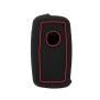 Husa pentru cheie VW Caddy, Bora/Skoda Fabia/Seat - Techsuit Car Key Case (2001.05) - Red