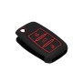 Husa pentru cheie VW Caddy, Bora/Skoda Fabia/Seat - Techsuit Car Key Case (2001.05) - Red