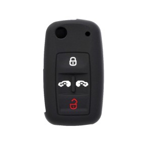 Husa pentru cheie VW Caravelle/Seat Alhambra - Techsuit Car Key Case (1001.09) - Black