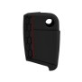 Husa pentru cheie VW Golf T-Roc/Skoda Karoq/Seat Arona - Techsuit Car Key Case (1001.06) - Red