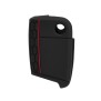 Husa pentru cheie VW Polo, Jetta 4, T-Roc/Skoda/Seat - Techsuit Car Key Case (2001.01) - Red