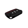 Husa pentru cheie VW Polo, Jetta 4, T-Roc/Skoda/Seat - Techsuit Car Key Case (2001.01) - Red