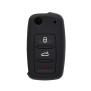 Husa pentru cheie VW Passat, Golf/Skoda Octavia/Seat Altea - Techsuit Car Key Case (1001.01) - Black