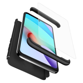 Husa pentru Xiaomi Redmi 10 2021 / Redmi 10 2022 + Folie - GKK 360 - Black