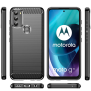 Husa pentru Motorola Moto G71 5G - Techsuit Carbon Silicone - Black