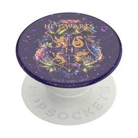 Suport pentru telefon - Popsockets PopGrip - Harry Potter Glitter Hogwarts Floral