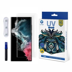 Folie pentru Samsung Galaxy S22 Ultra 5G - Lito 3D UV Glass - Clear