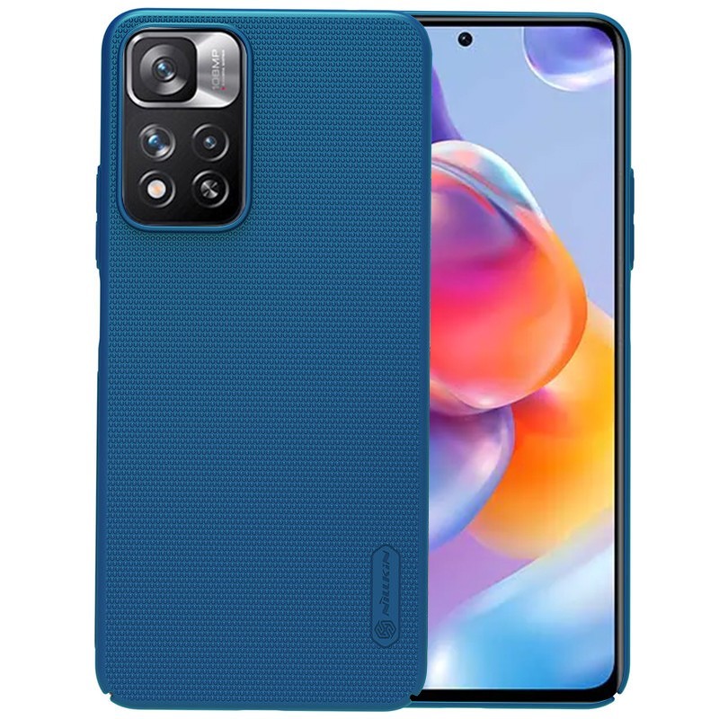 Husa pentru Xiaomi Redmi Note 11 Pro+ 5G - Nillkin Super Frosted Shield - Blue