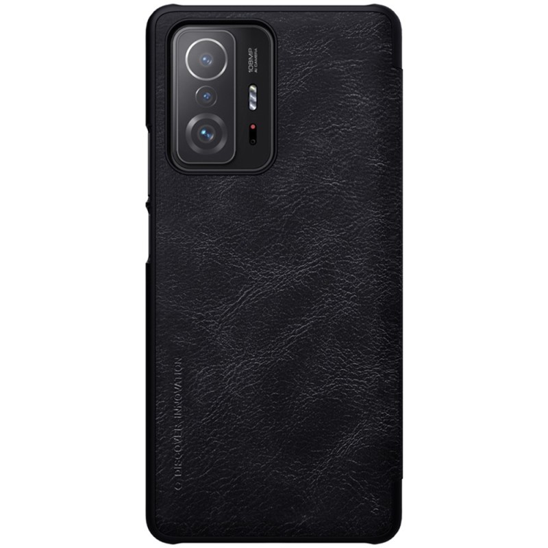 Husa pentru Xiaomi 11T / 11T Pro - Nillkin QIN Leather Case - Black