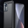 Husa pentru Xiaomi 12 / 12X - Techsuit Carbon Silicone - Black
