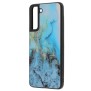 Husa pentru Samsung Galaxy S21 FE 5G - Techsuit Glaze Series - Blue Ocean