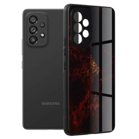 Husa pentru Samsung Galaxy A53 5G - Techsuit Glaze Series - Red Nebula
