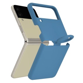 Husa pentru Samsung Galaxy Z Flip3 5G - Techsuit Soft Edge Silicone - Denim Blue