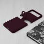 Husa pentru Samsung Galaxy Z Flip3 5G - Techsuit Soft Edge Silicone - Plum Violet