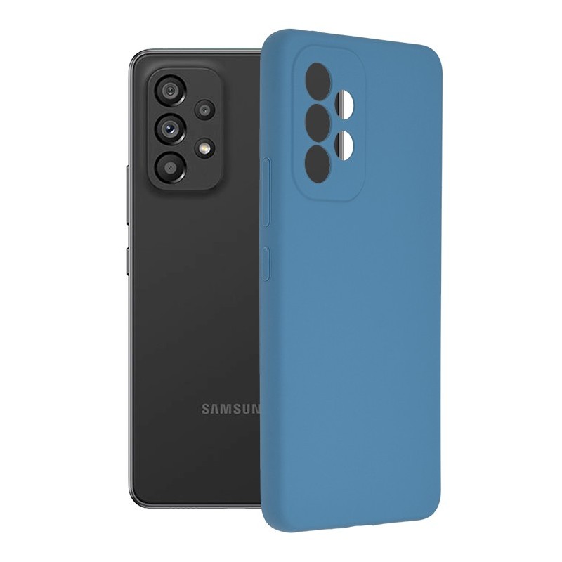 Husa pentru Samsung Galaxy A53 5G - Techsuit Soft Edge Silicone - Denim Blue