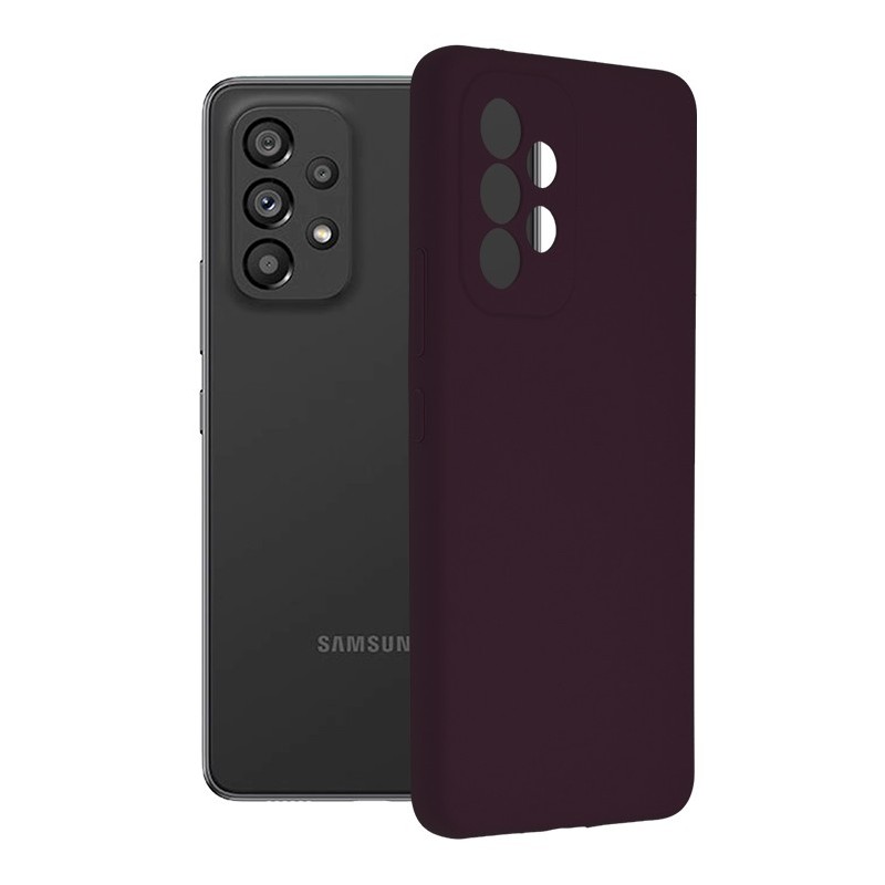 Husa pentru Samsung Galaxy A53 5G - Techsuit Soft Edge Silicone - Plum Violet