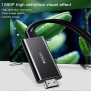 Cablu Video HDMI la USB, Lightning, Micro-USB, Type-C 1080P, 1.8m - Yesido (HM05) - Black