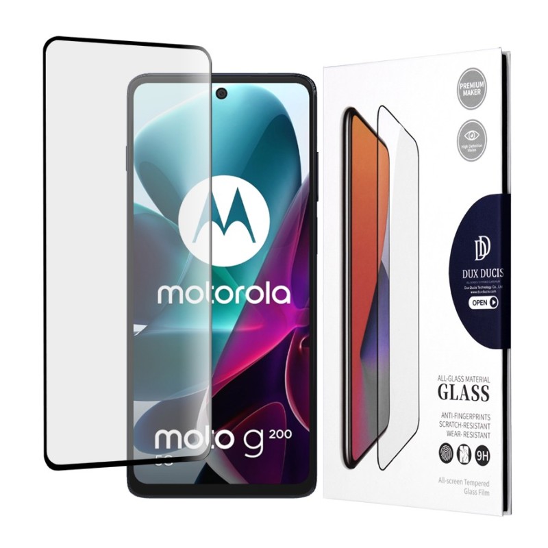 Folie pentru Motorola Moto G200 5G / Edge S30 5G - Dux Ducis Tempered Glass - Black