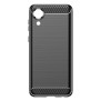 Husa pentru Samsung Galaxy A03 Core - Techsuit Carbon Silicone - Black