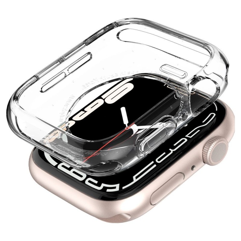 Husa pentru Apple Watch 4 / 5 / 6 / SE / SE 2 / 7 / 8 / 9 (40mm / 41mm) - Spigen Liquid Crystal (ACS04195) - Crystal Clear