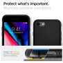 Husa pentru iPhone 7 / 8 / SE 2, SE 2020 / SE 3, SE 2022 - Spigen Liquid Air - Black