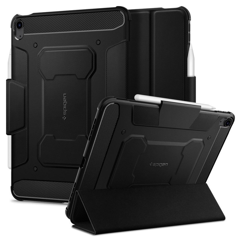 Husa pentru Apple iPad Air 4 (2020) - Spigen Rugged Armor Pro - Black