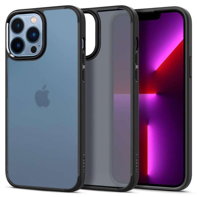 Husa pentru iPhone 13 Pro Max - Spigen Ultra Hybrid - Frost Black