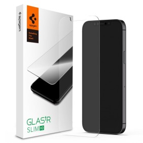 Folie pentru iPhone 12 mini - Spigen Glas.tR Slim - Clear