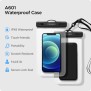 Husa universala pentru telefon (set 2) - Spigen Waterproof Case A601 - Clear