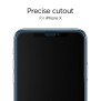 Folie pentru iPhone X / XS / 11 Pro (set 2) - Spigen Glas.tR Slim - Black