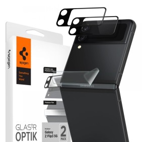 Folie Camera pentru Samsung Galaxy Z Flip3 5G (set 2) - Spigen Optik.TR - Black