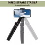 Selfie Stick Gimbal Stabil Bluetooth, 54cm - Spigen Tripod Mount and Gimbal Stabilizer (S610W) - Black