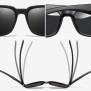 Ochelari de Soare - Techsuit Polarised TR90 (MM92) - Bright Black / Gray