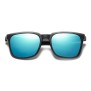 Ochelari de Soare - Techsuit Polarised TR90 (MM92) - Matte Black / Ice Blue