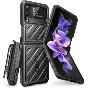 Husa pentru Samsung Galaxy Z Flip3 5G - Supcase Unicorn Beetle Pro - Black