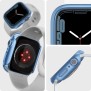 Husa pentru Apple Watch 7 / 8 / 9 (45mm) - Spigen Thin Fit - Blue