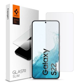 Folie pentru Samsung Galaxy S22 5G - Spigen Glas.tR Slim - Clear