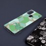 Husa pentru Samsung Galaxy A21s - Techsuit Marble Series - Green Hex