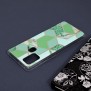 Husa pentru Samsung Galaxy A21s - Techsuit Marble Series - Green Hex