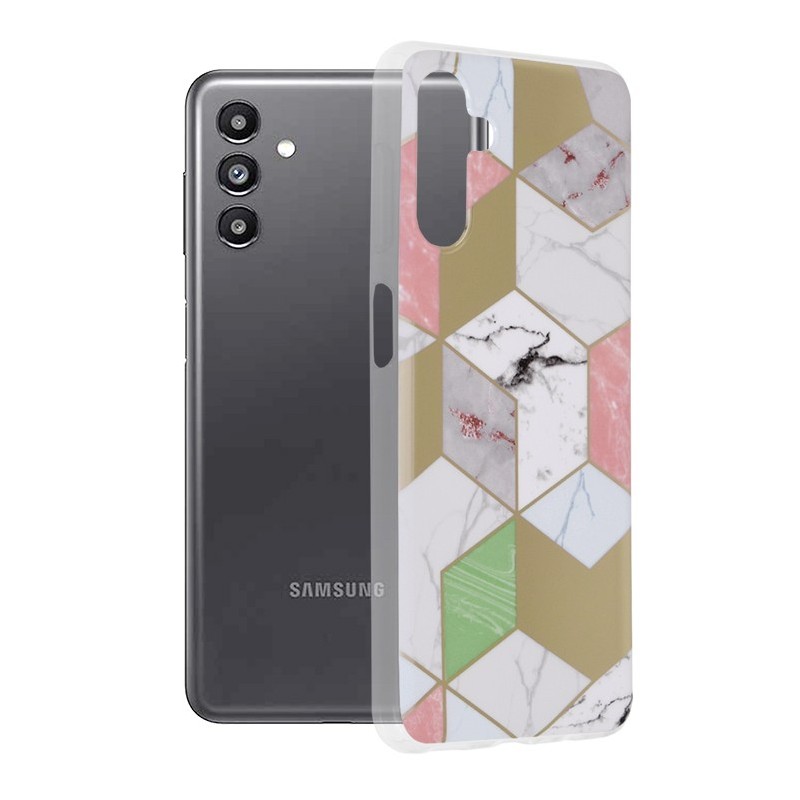 Husa pentru Samsung Galaxy A13 5G / A04s - Techsuit Marble Series - Purple Hex