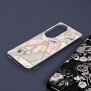 Husa pentru Huawei P50 Pro - Techsuit Marble Series - Pink Hex