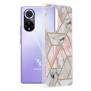 Husa pentru Huawei nova 9 / Honor 50 - Techsuit Marble Series - Pink Hex